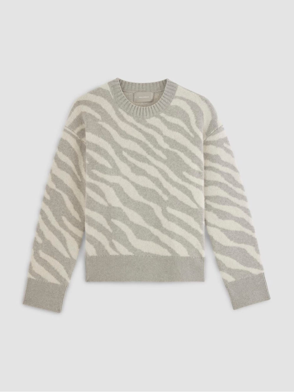Everlane THE ALPACA TIGER JACQUARD CREWNECK